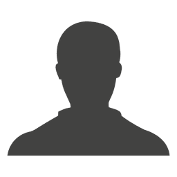 Lässige männliche Avatar-Silhouette PNG-Design