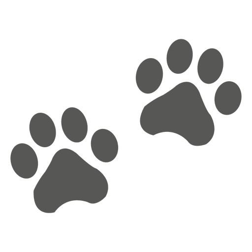 Katzenfußabdrucksymbol PNG-Design