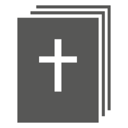 Ícone de livros bíblicos católicos Desenho PNG