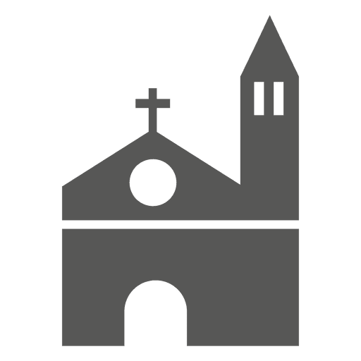 Icono de edificio de la iglesia cat?lica Diseño PNG