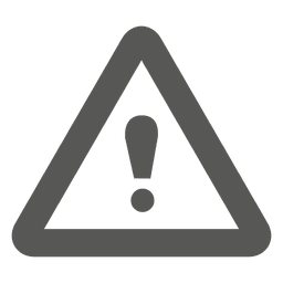 Caution triangle sign PNG Design Transparent PNG