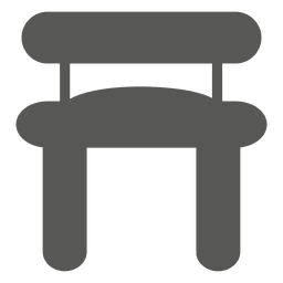 Chair with soft seat PNG Design Transparent PNG