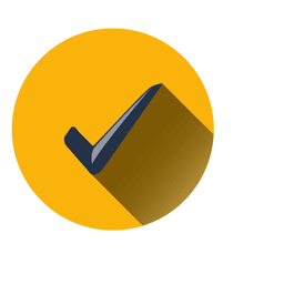 Verifique o ícone do círculo Desenho PNG