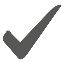 Comprobar icono plano Diseño PNG