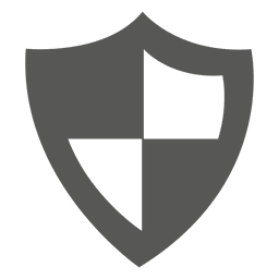 Überprüftes Schildsymbol PNG-Design