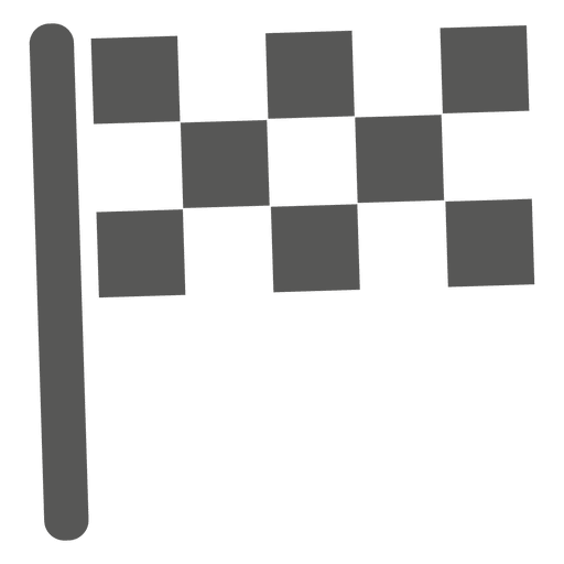 Checker racing flag icon