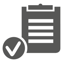 Checklist board icon PNG Design