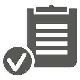 Icono de tablero de lista de verificación Transparent PNG