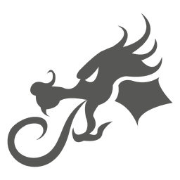 Chinesische Drachenkopfikone PNG-Design