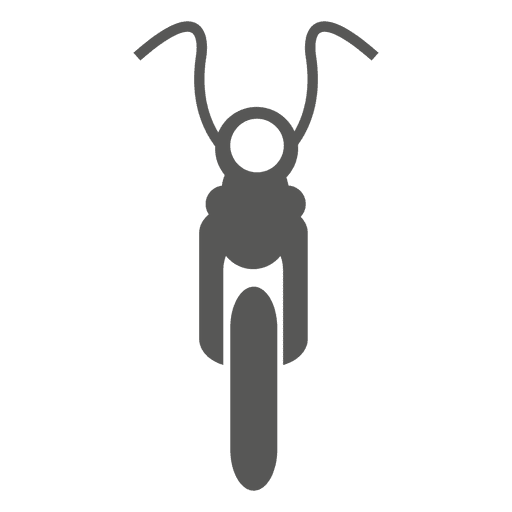 Chopper Fahrrad Front Symbol PNG-Design