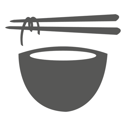 Chopsticks noodle cup icon PNG Design