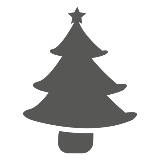 Icono de árbol de pino de Navidad Diseño PNG