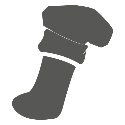 Icono de calcetín de Navidad Diseño PNG