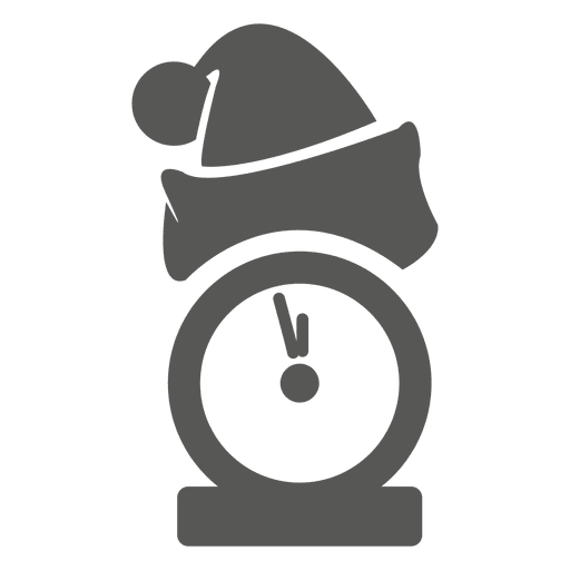 Icono de tiempo de Navidad Diseño PNG