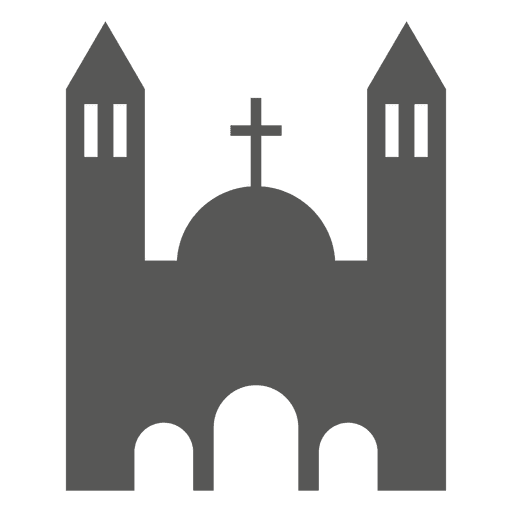 Icono de edificio de la iglesia Diseño PNG