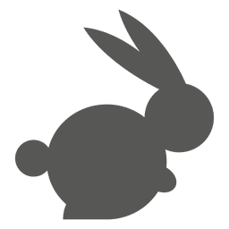 Círculo hecho signo de conejo Transparent PNG