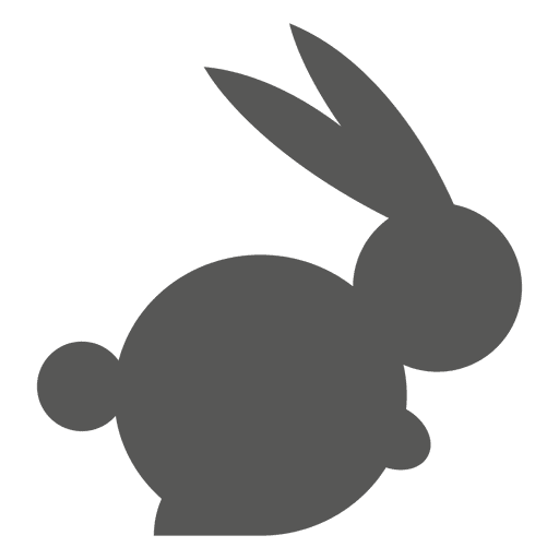 Download Circle made rabbit sign - Transparent PNG & SVG vector file