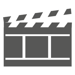 Icono de claqueta Diseño PNG