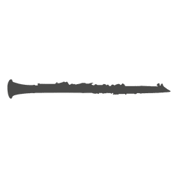 Clarinet silhouette PNG Design Transparent PNG