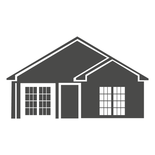Classic house silhouette 1 PNG Design