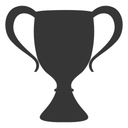 Classic trophy silhouette PNG Design Transparent PNG
