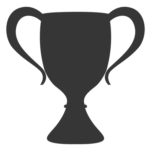 Classic trophy silhouette PNG Design