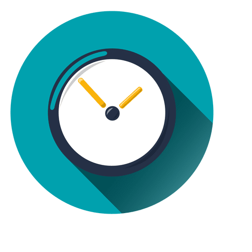 Clock circle icon PNG Design