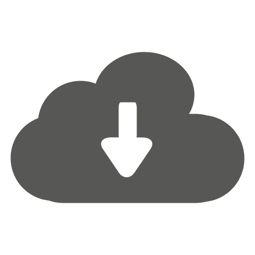 Icono de flecha de nube Diseño PNG