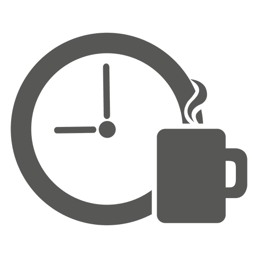 Kaffeepause-Symbol PNG-Design