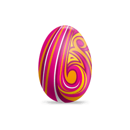 Ovo de páscoa colorido Desenho PNG