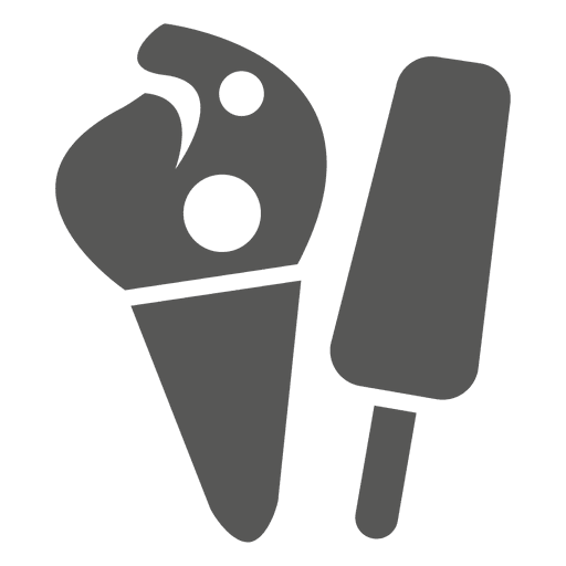 Kegel-Eiscreme-Symbol PNG-Design