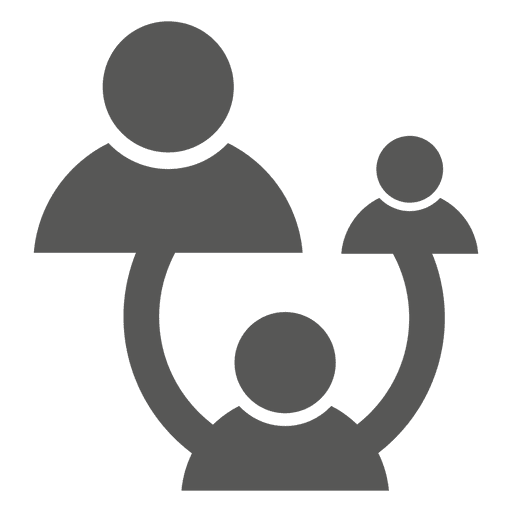 Icono de conexión de personas Diseño PNG