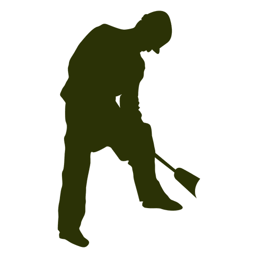 Construction worker silhouette - Transparent PNG & SVG vector file