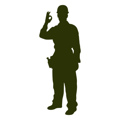 Bauarbeiter Silhouette 3 PNG-Design