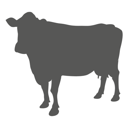 Icono plano vaca