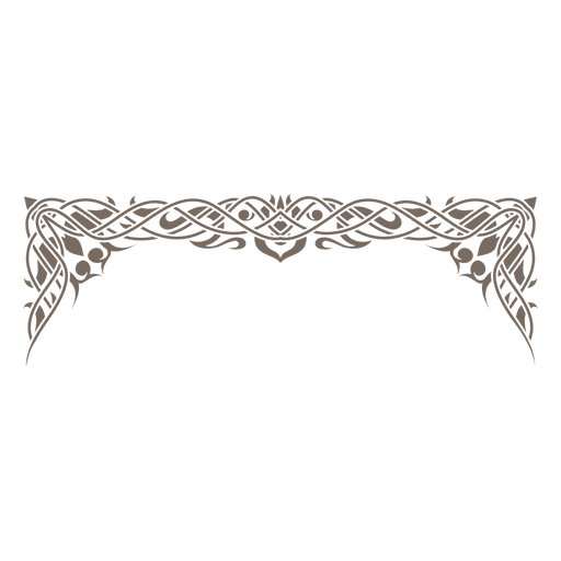 Creative ornamented frame decoration PNG Design