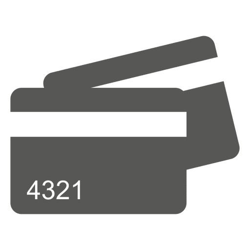 Kreditkartensymbol PNG-Design