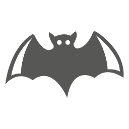 Ícone de morcego assustador Desenho PNG