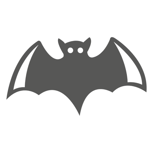 Creepy bat icon PNG Design