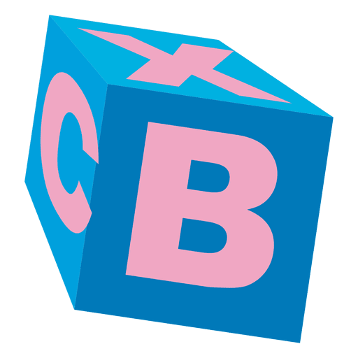 Cube toy PNG Design