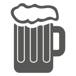 Ícone de copo de cerveja Transparent PNG