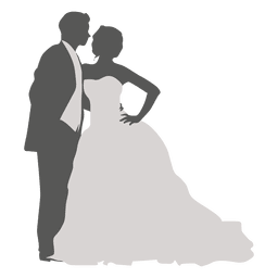 Tanzendes Hochzeitspaar PNG-Design