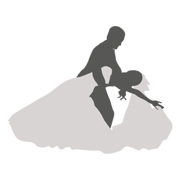 Dancing wedding couple 2 PNG Design