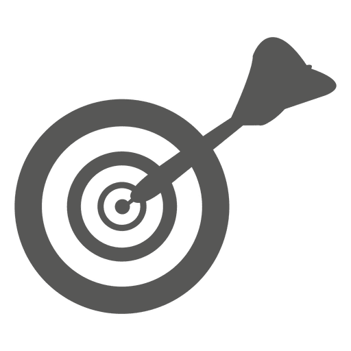 Dartscheibe Zielsymbol PNG-Design