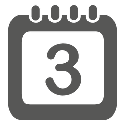 Fecha en el icono de calendario Diseño PNG