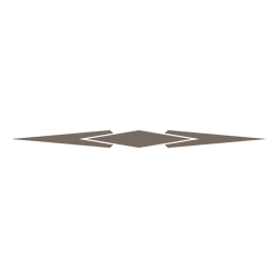 Divisor de linha com cantos decorativos Desenho PNG