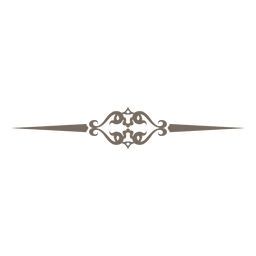 Dekorative Linienteilerverzierung PNG-Design