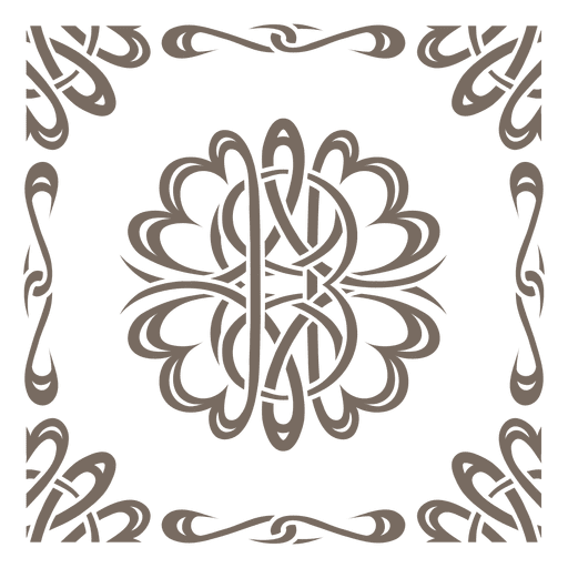 Ornamento de quadro decorativo Desenho PNG