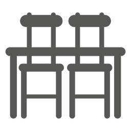 Ícone de conjunto de jantar Desenho PNG