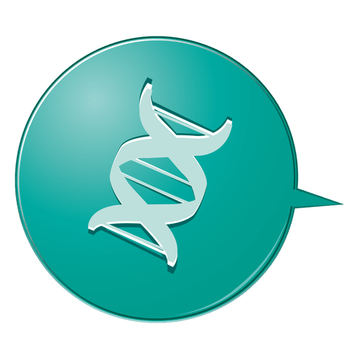 Dna bubble icon PNG Design